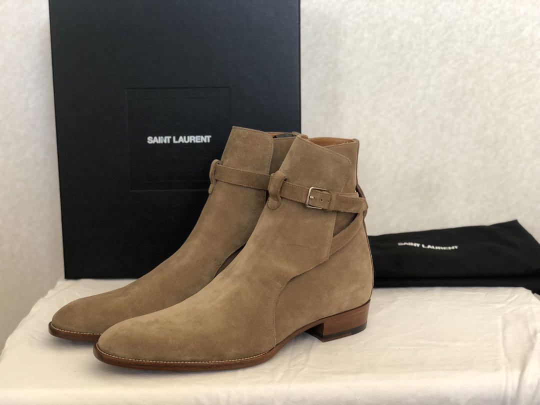 ⭐️SAINT LAURENTベージュスエードブーツ 3/5 or 3/19発送⭐️
