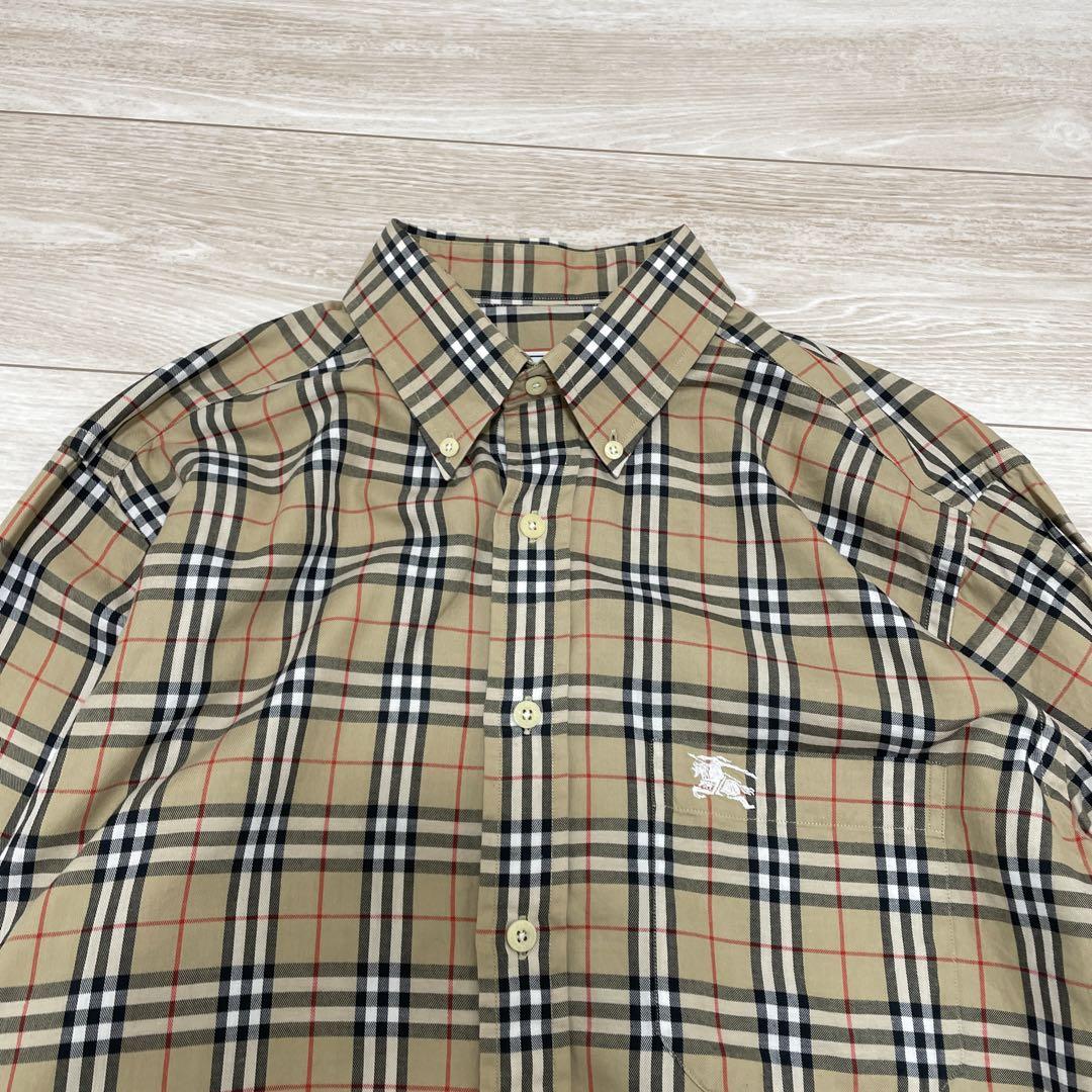 新品未使用✨ BURBERRY LONDON ノバチェック シャツ ホース刺繍