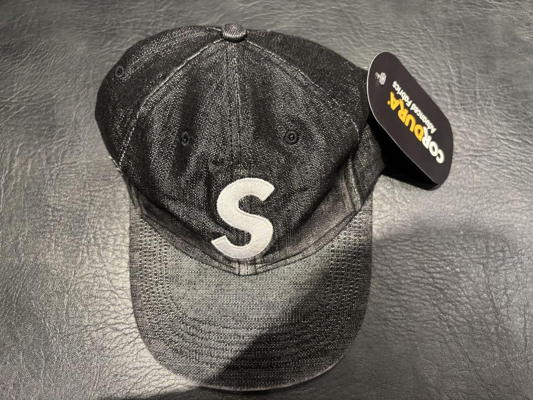 Supreme CORDURA Sロゴ　黒　キャップ　新品未使用 Supreme Cordura Ripstop S Logo 6-Panel Black - SS23 - GB