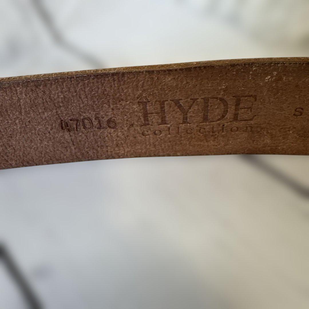 HYDE collection ビジューバックル　レザースタッズ　ベルト