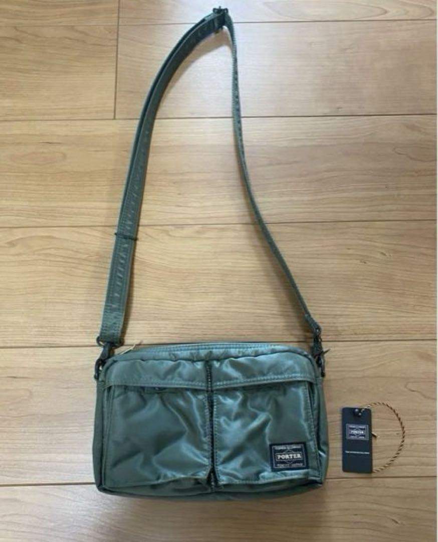 ⚡️新型 PORTER TANKER SLING BAG グリーン タグ付
