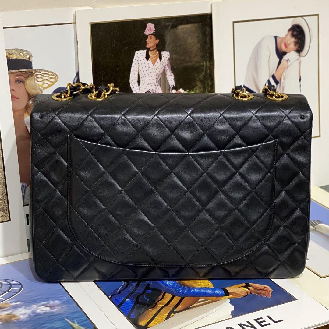 超美品 VINTAGE CHANEL デカマトラッセ34