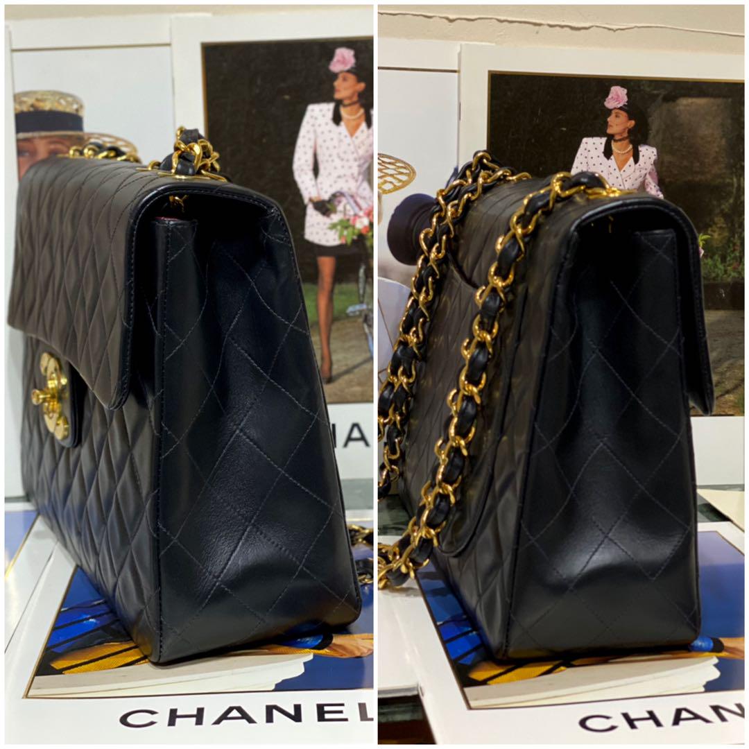 超美品 VINTAGE CHANEL デカマトラッセ34