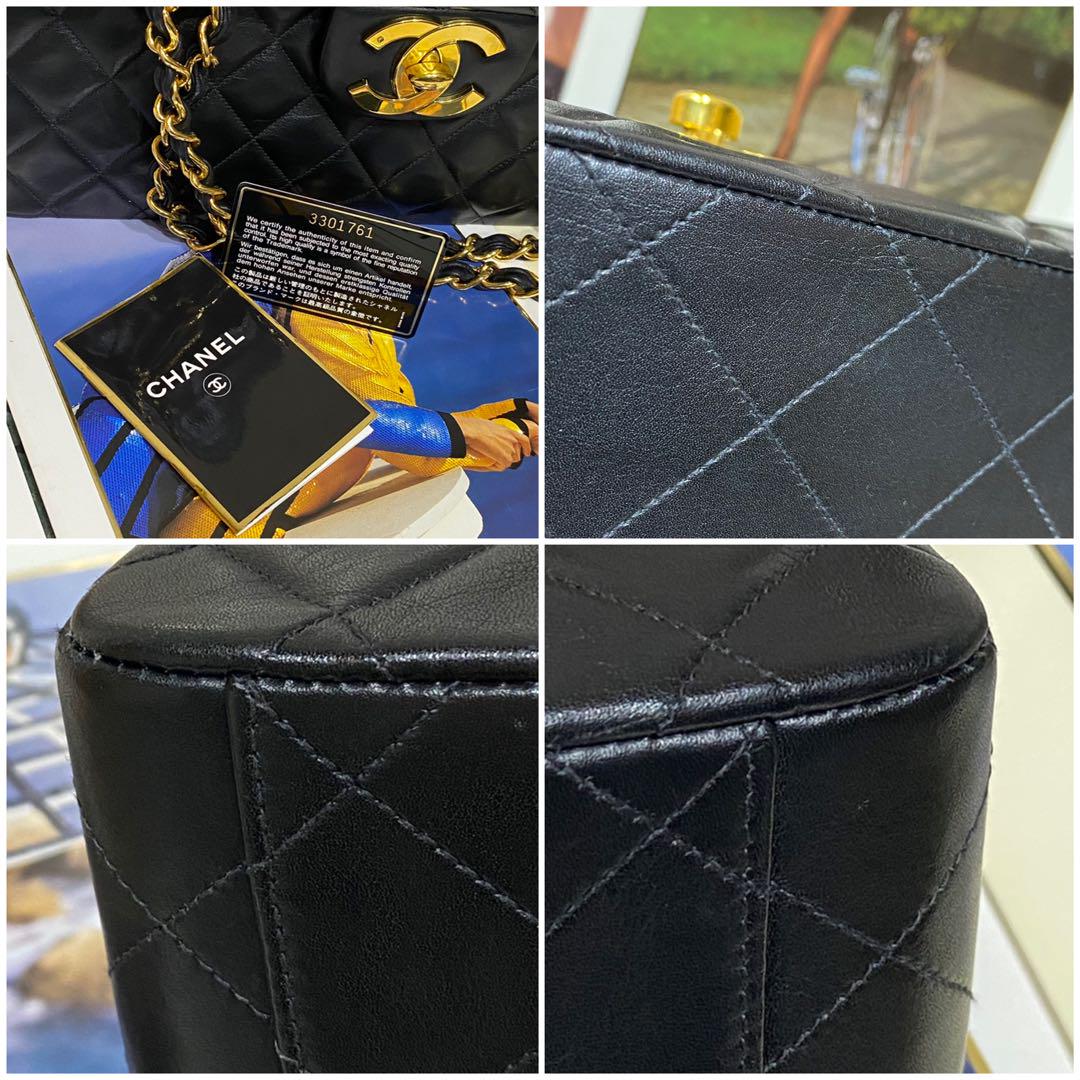 超美品 VINTAGE CHANEL デカマトラッセ34