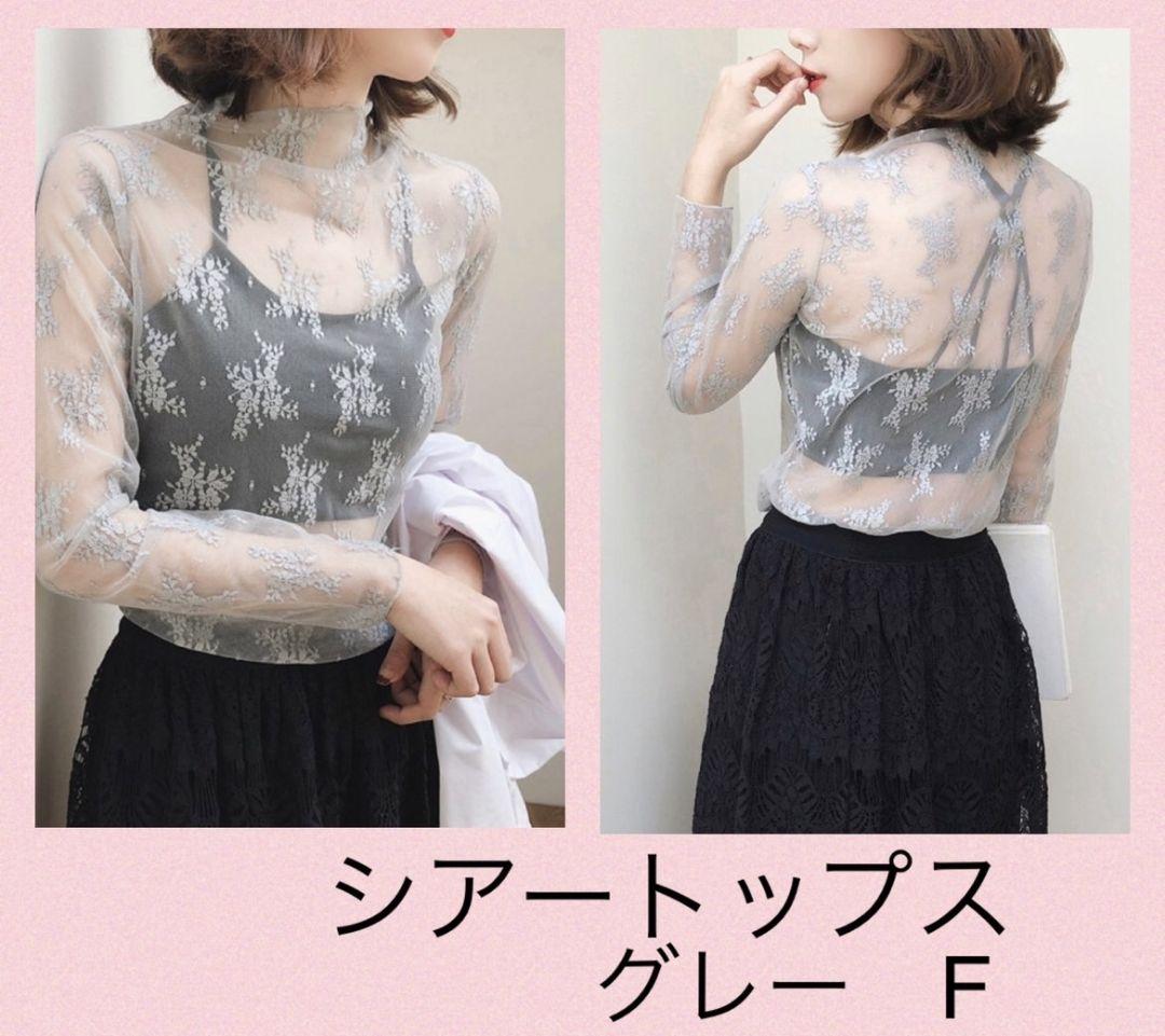 シースルカットソー レース ハイネック 新品 レディース チュールトップス - メルカリ シースルカットソー レース ハイネック 新品 レディース チュールトップス - メルカリ