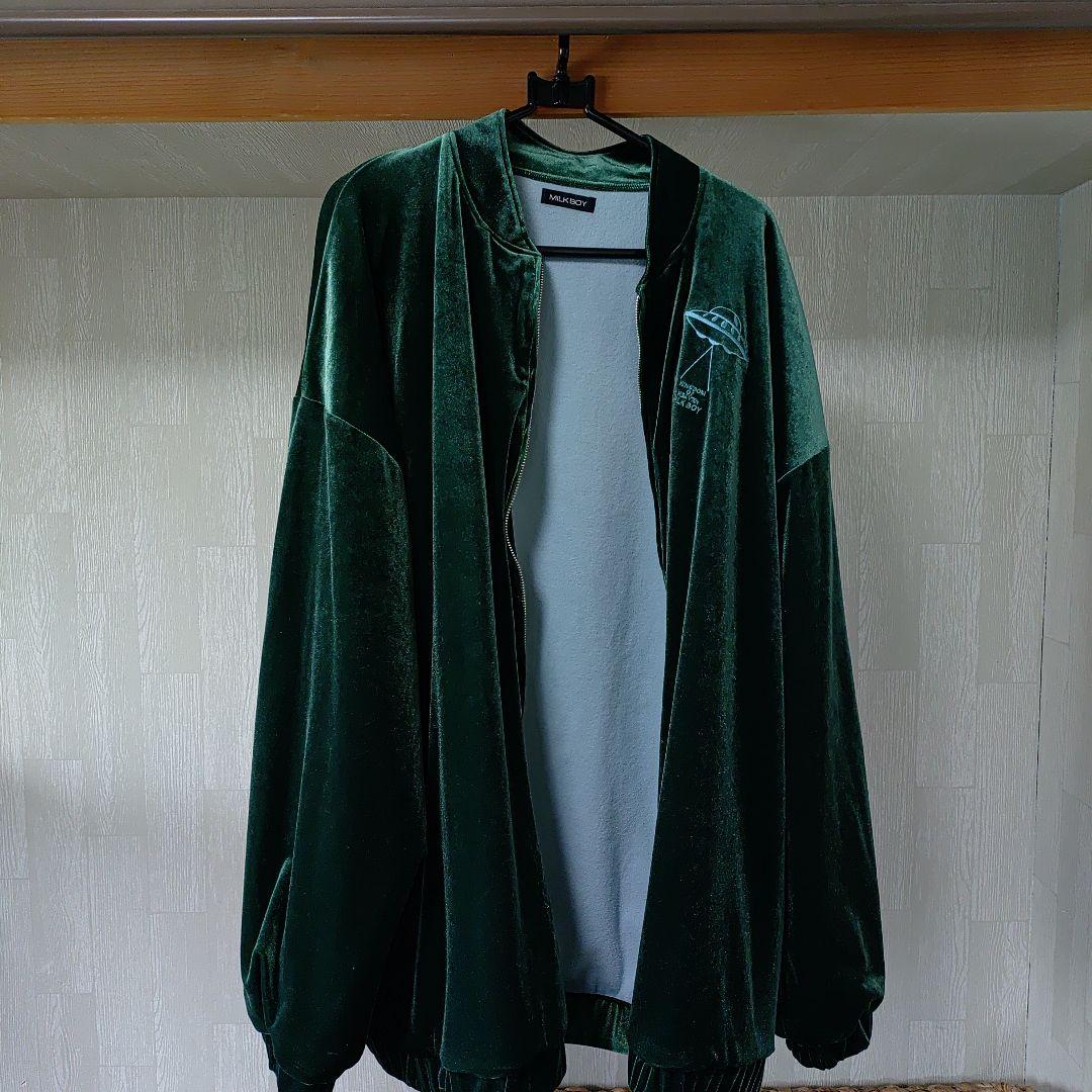 MILKBOY UFO刺繍ベルベットジャケット
