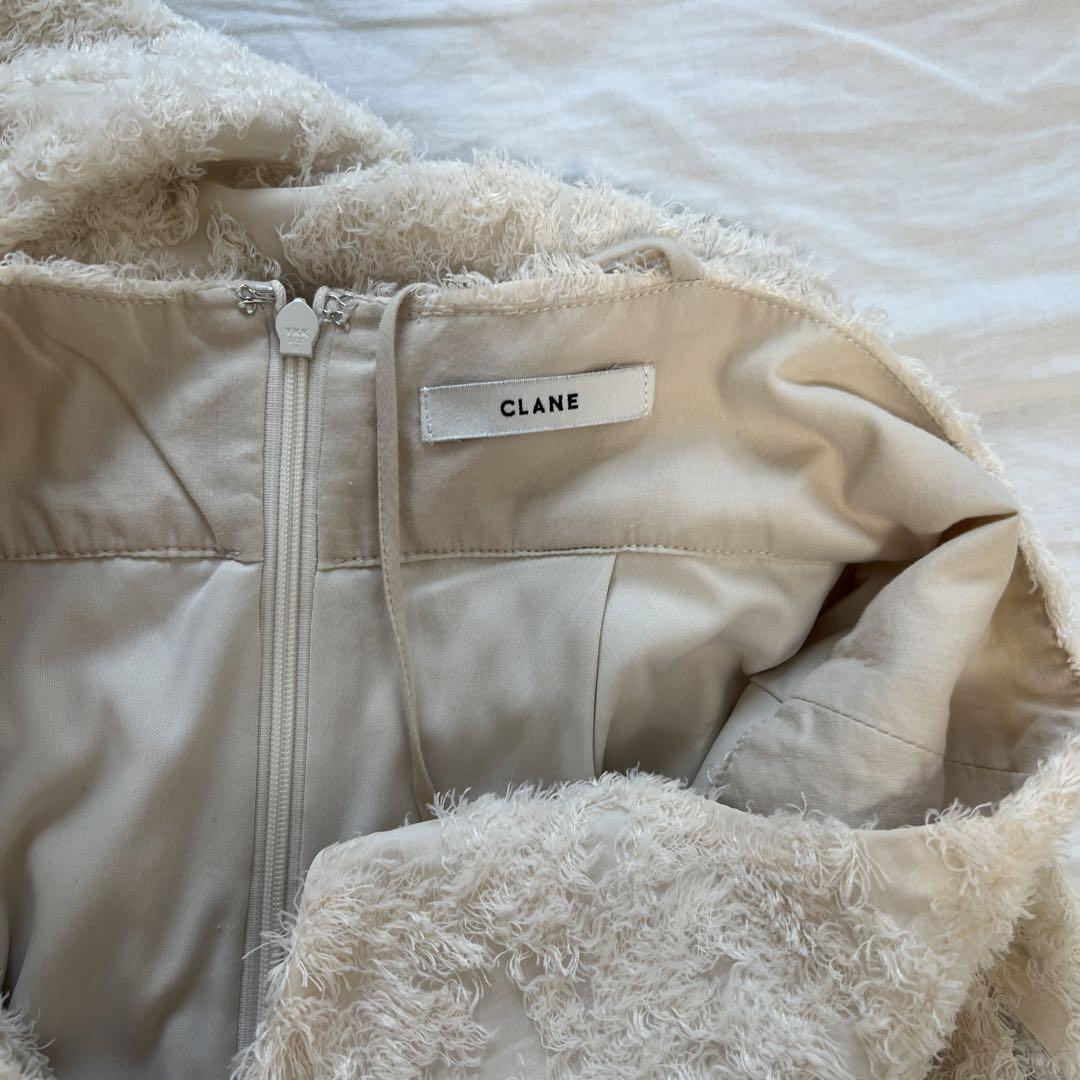 クラネ CLANE フリンジキャミソールオールインワン
