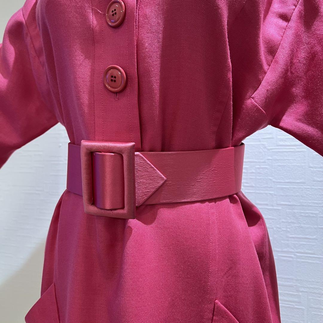 Christian Dior AW1991 Satin Belt Dress