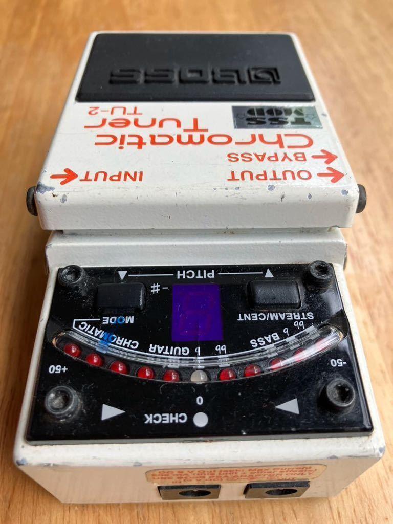 ■【箱・取説付】BOSS　TU-2  チューナー BOSS TU2/クロマチックチューナー【現物画像】 ボス 【 イオン