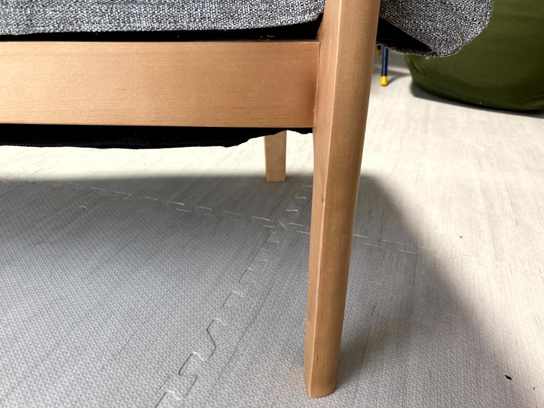 ダイニングソファ　背もたれ付きベンチ　グレー　幅140cm
