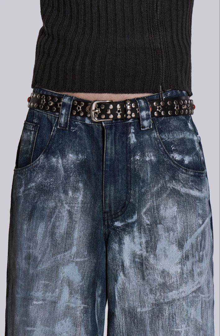 【新品】即日発送 JADED LONDON Starstud ベルト ブラック