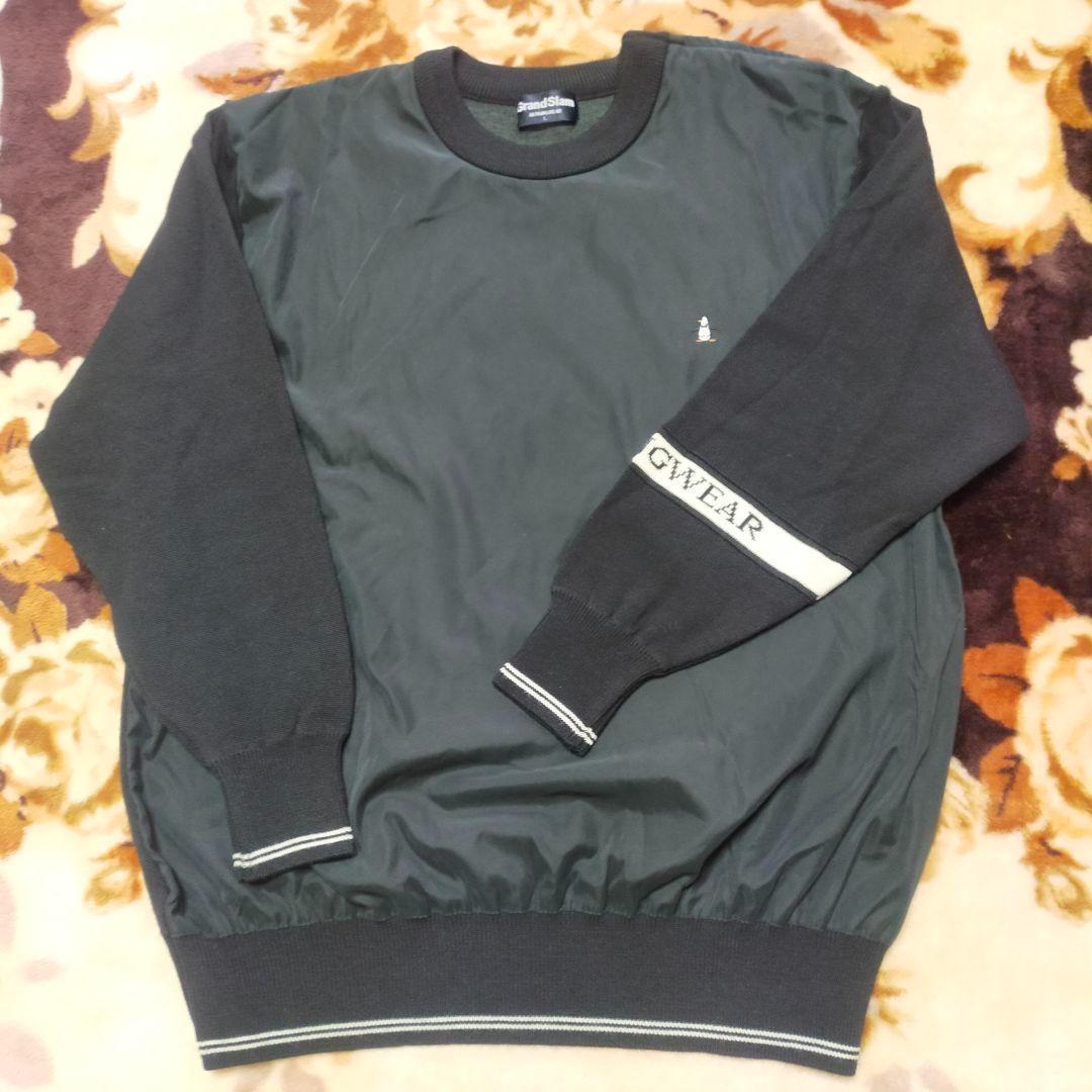 【極美品】Munsingwear ペンギンロゴ スウェード調ウィンドジャケットＬ