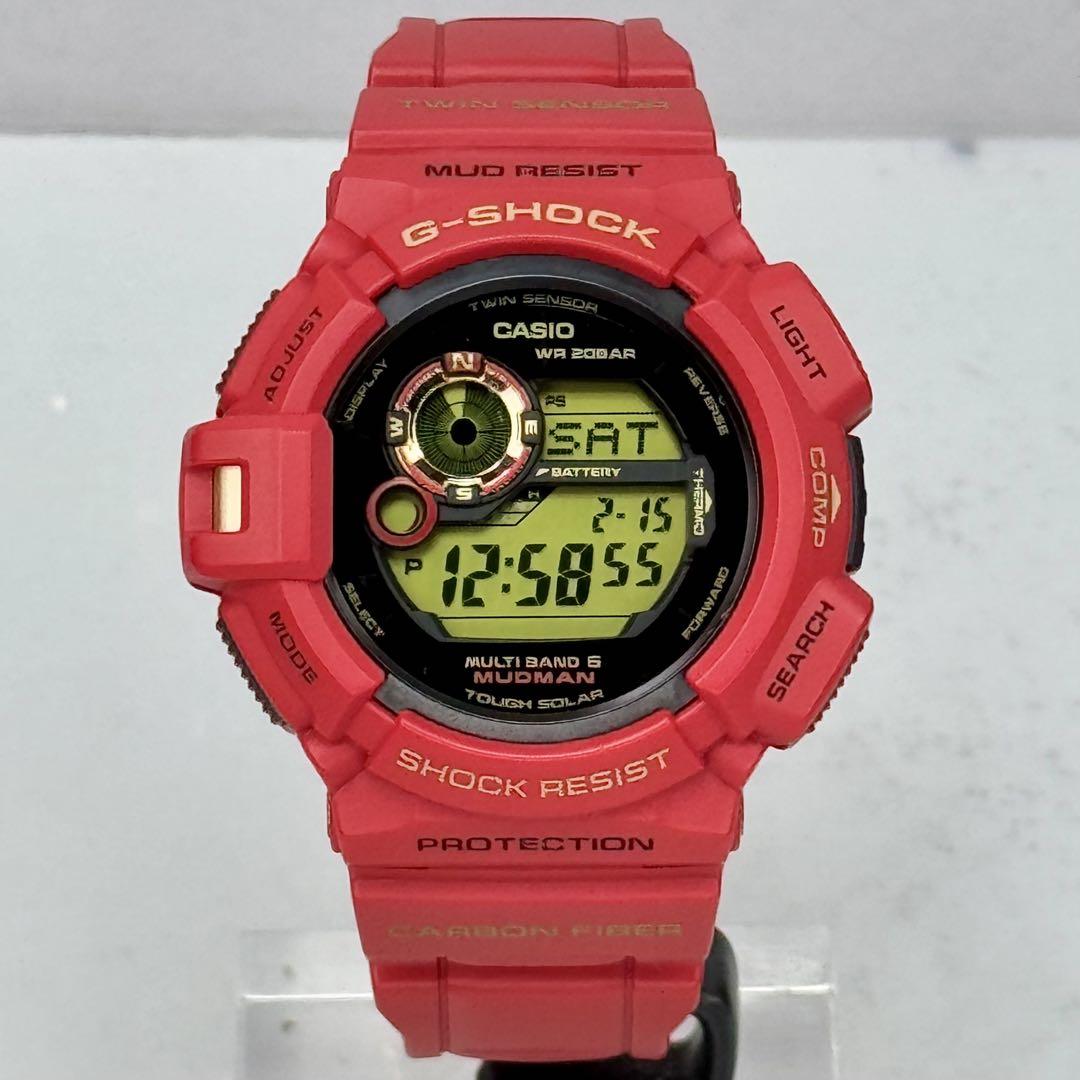 極美品 G-SHOCK GW-9330A 30周年限定 電波ソーラー レッド