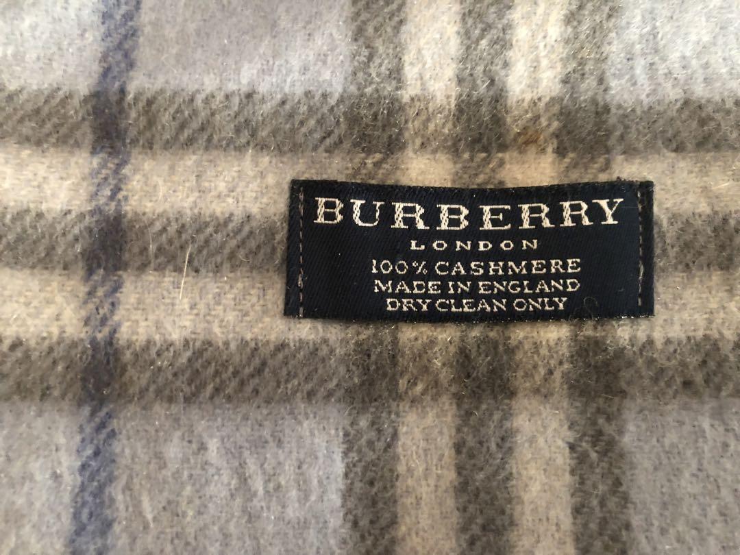 BURBERRY 100%カシミヤ チェックマフラー　※ことりんさま専用