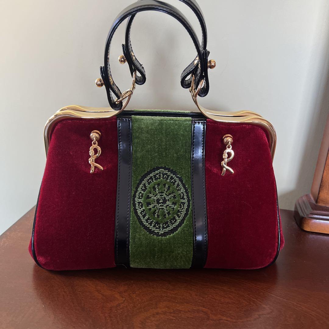美品　ロベルタディカメリーノ　ハンドバッグ メリディアーナ・カラベラS