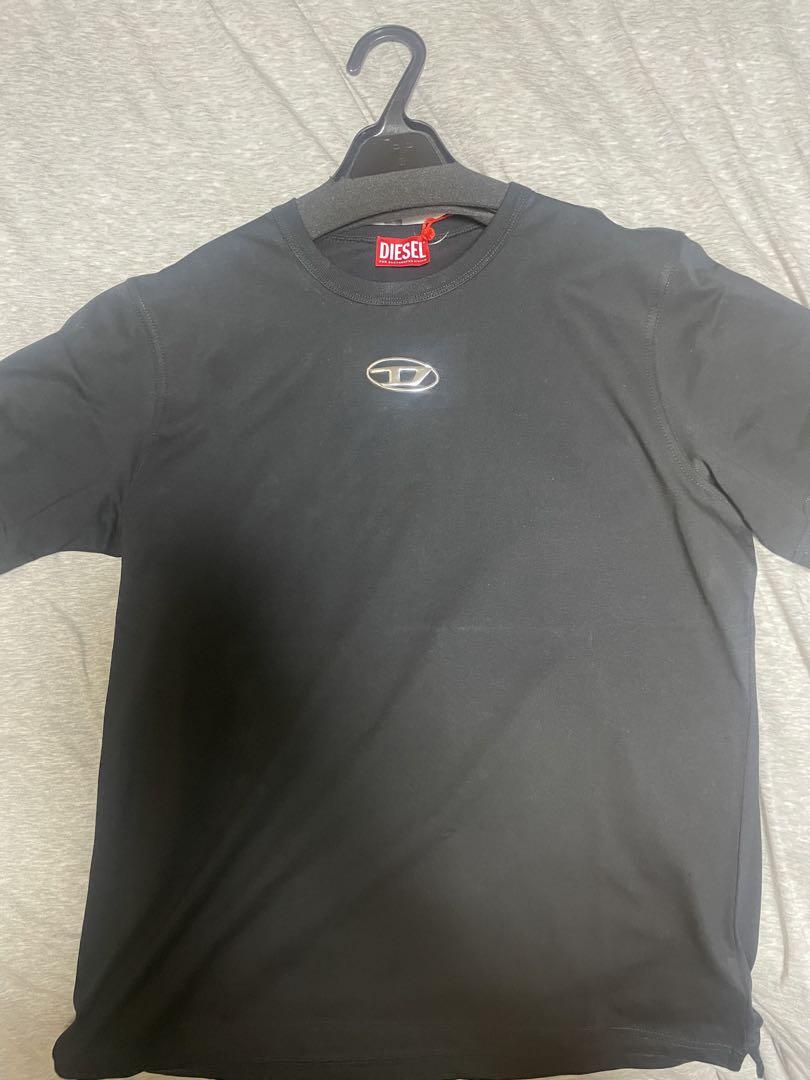 関税送料込【DIESEL】T-アジャスト-OD ラウンドネック Tシャツ Diesel T-ADJUST-OD Tシャツ | ブラック | FARFETCH JP