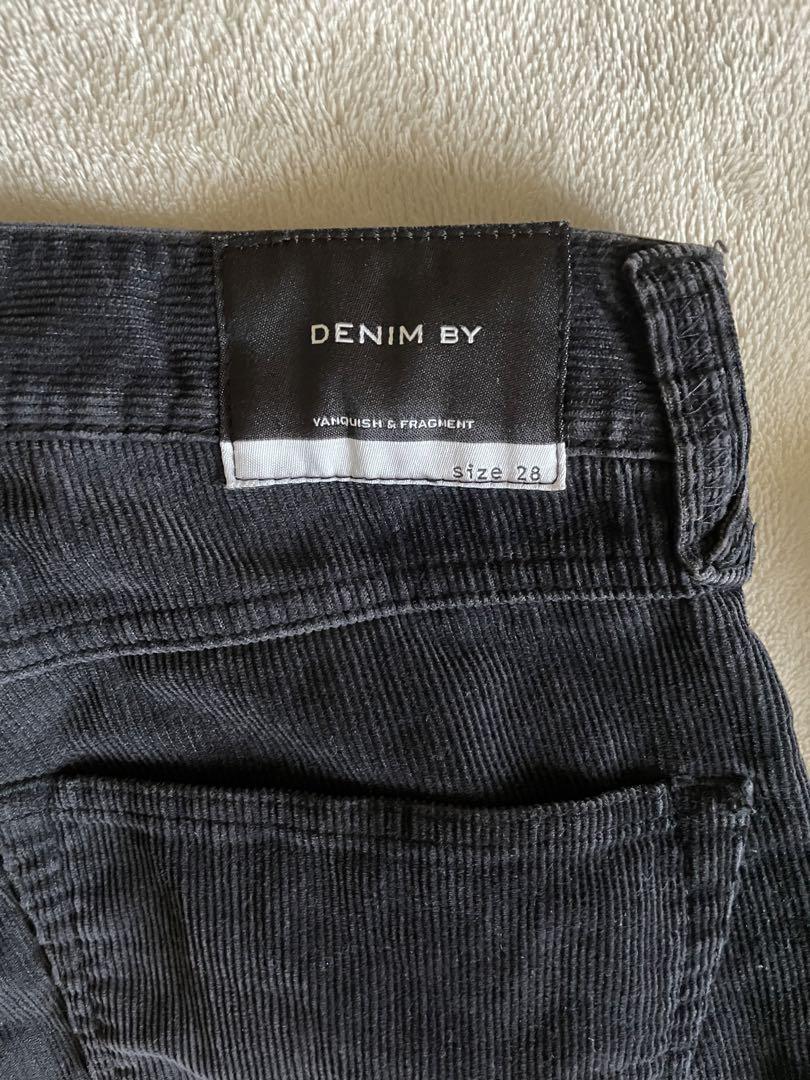 DENIM BY VANQUISH & FRAGMENT コーデュロイパンツ 32 ネイビー denim vanquish fragment コーデュロイの通販 by