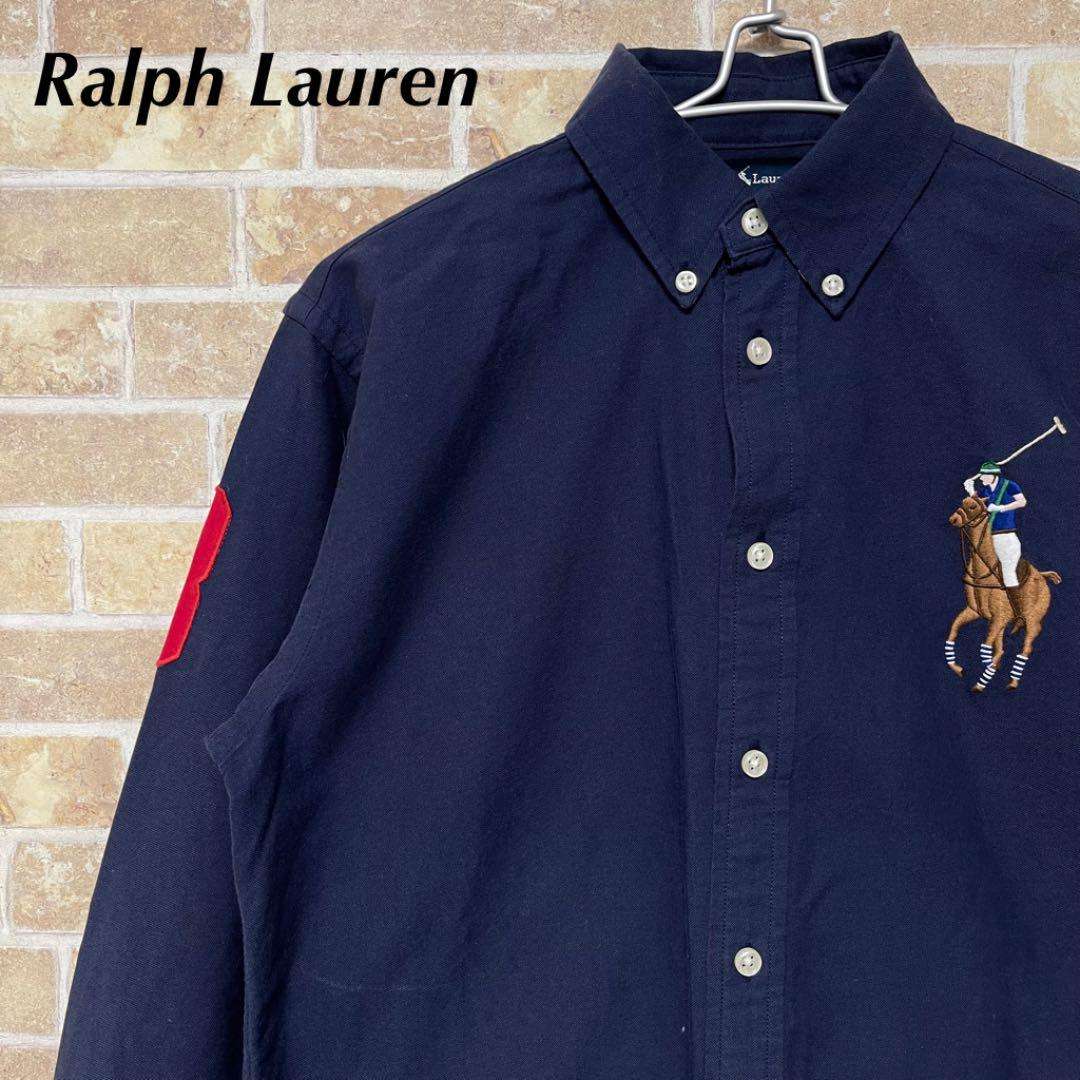 Ralph Lauren 長袖シャツ ビッグポニー BD デカロゴ刺繍 160 - メルカリ Ralph Lauren 長袖シャツ ビッグポニー BD デカロゴ刺繍 160 - メルカリ