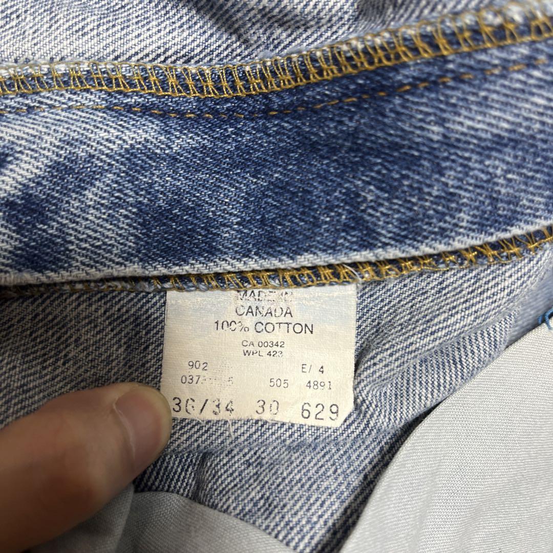 90's Levi's 505 カナダ製 実寸W35×L30