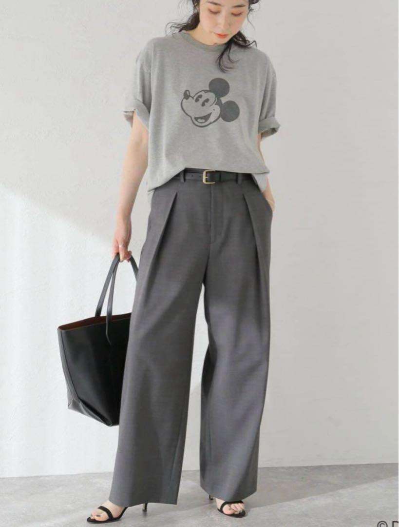 ジャーナルスタンダードレサージュ　ミッキーピグメントTシャツ