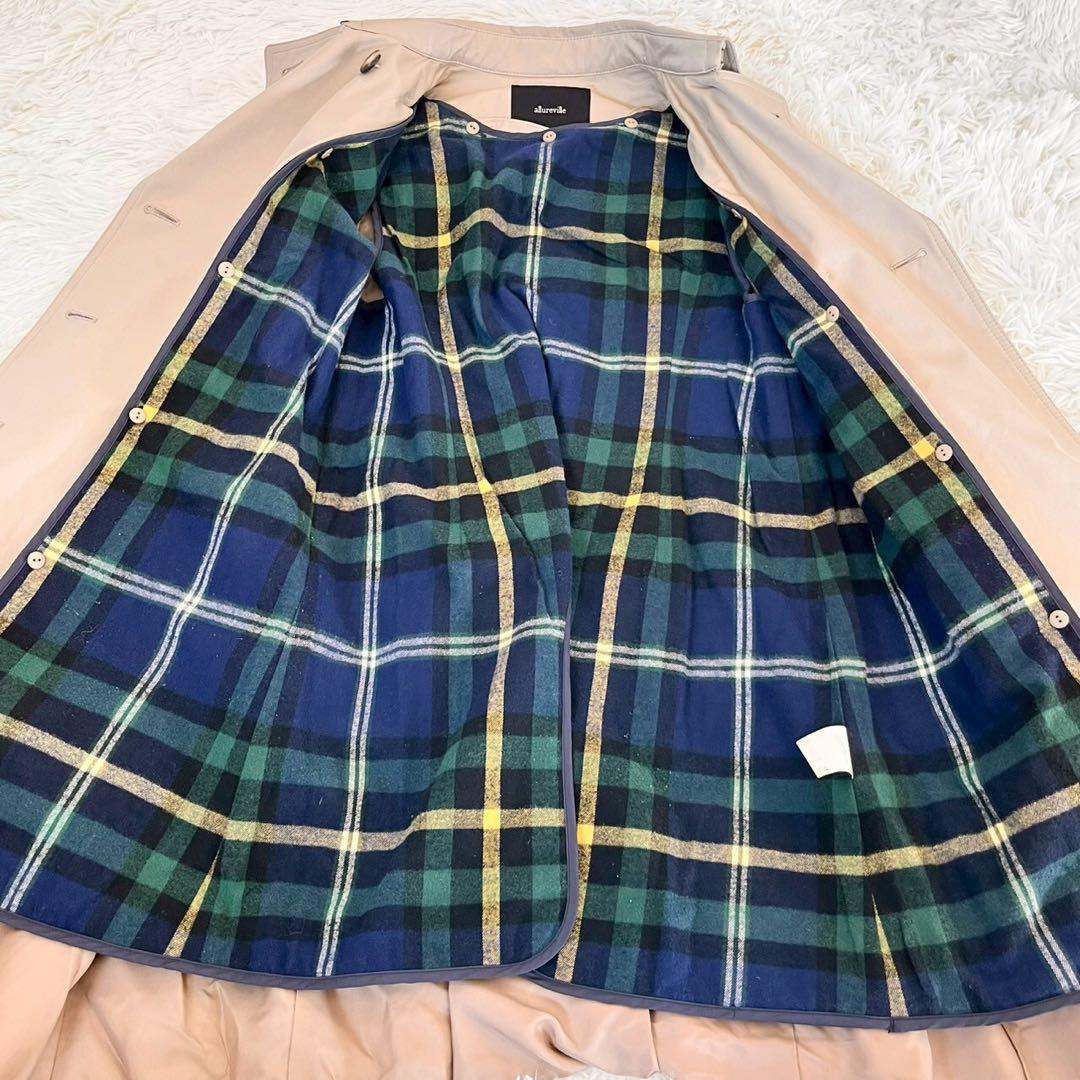 美品『アルアバイル』トレンチコート 中綿インナーベスト付き