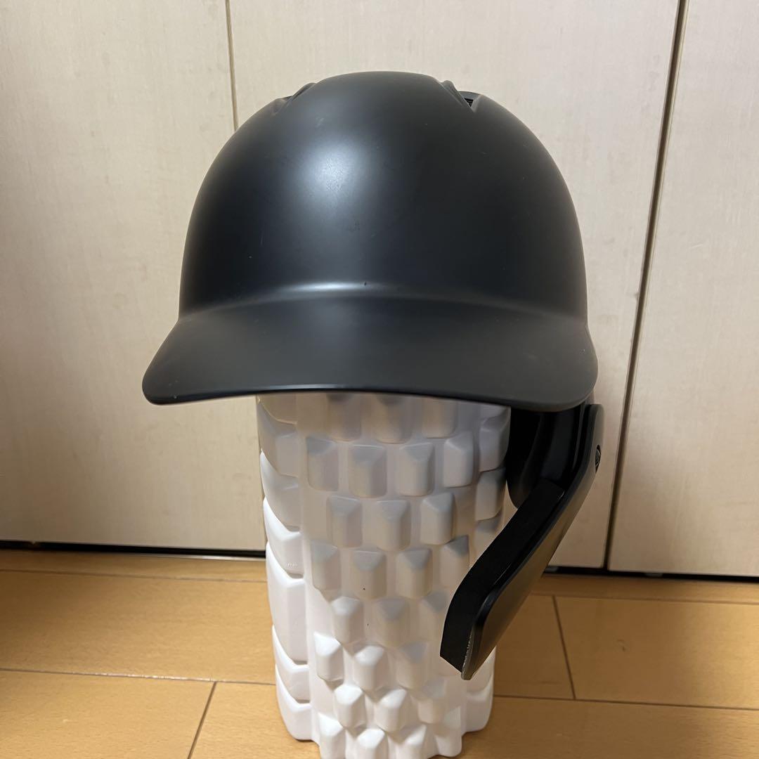 【美品】ZETT ヘルメット ブラック サイズO フェイスガード付