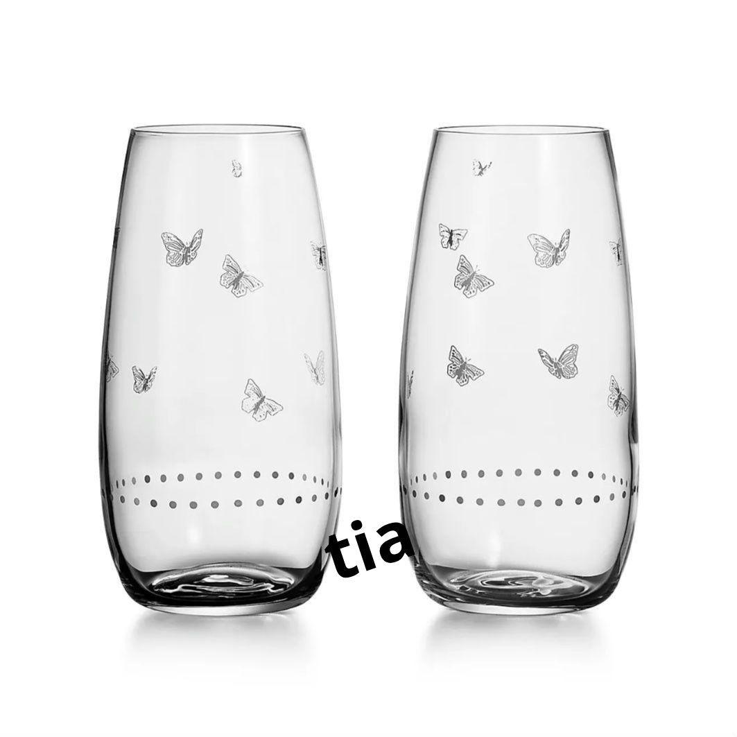 ティファニー オーデュボン ステムレス ペアグラス タンブラー クリスタル