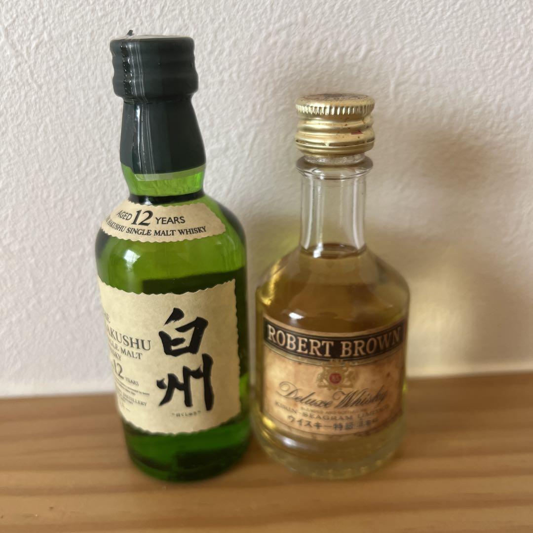 サントリー　白州12年　ミニボトル　おまけ付き