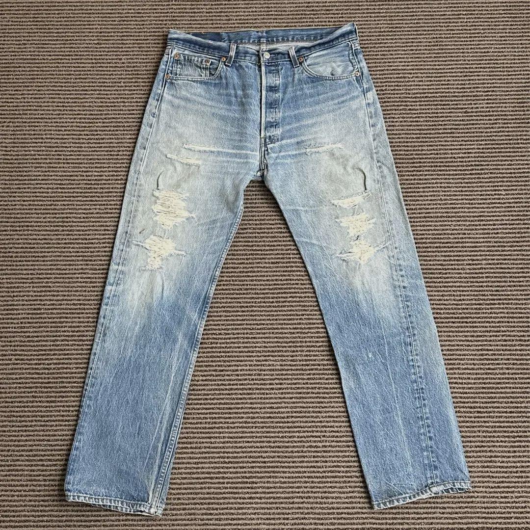 リーバイス 501 USA 良ダメージ W36 L30 90s 524