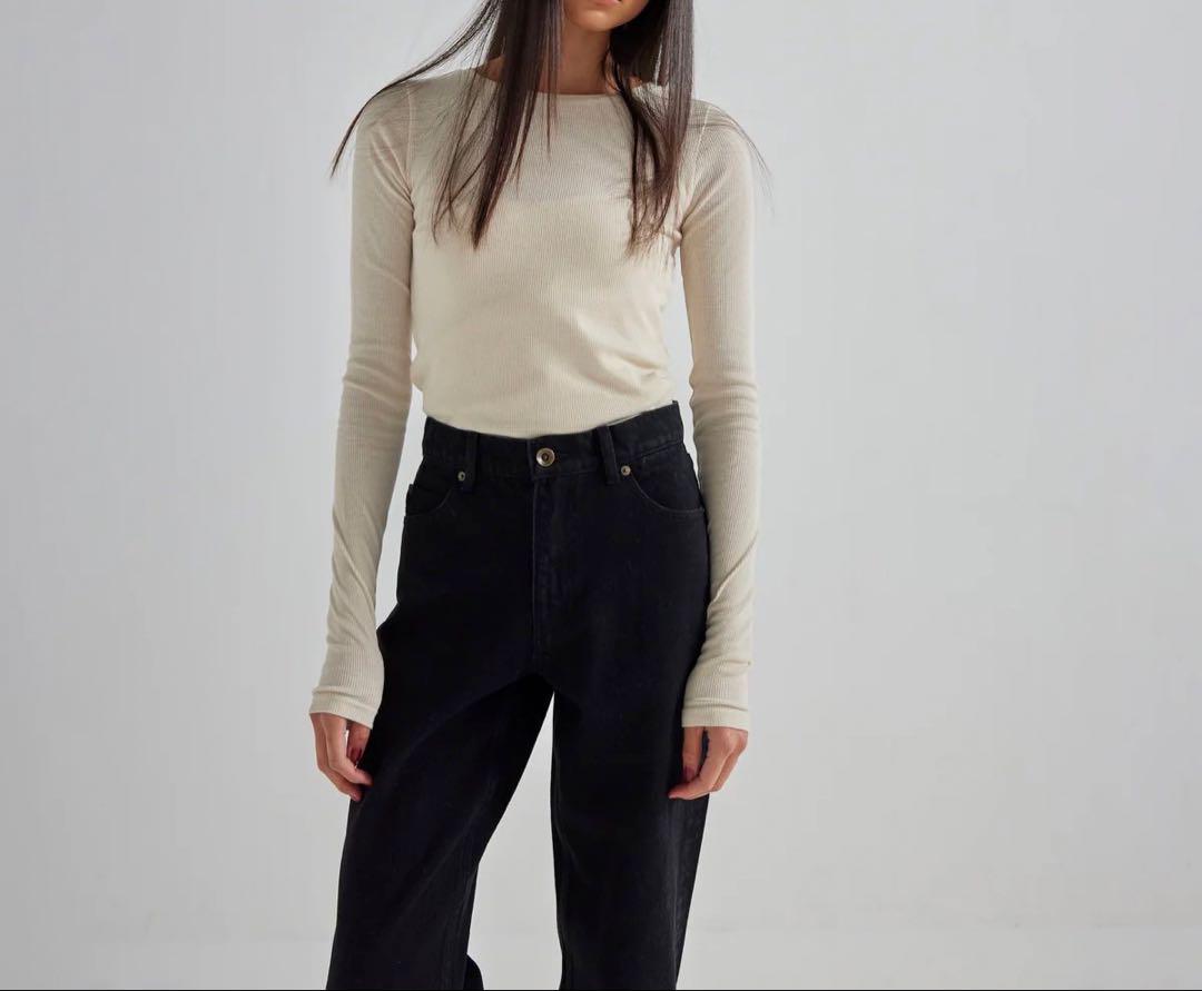 公式ファッションブランド通販サイト Light シールームリン Sheer メルカリ - ナッツ Fitトップス RIB トップス