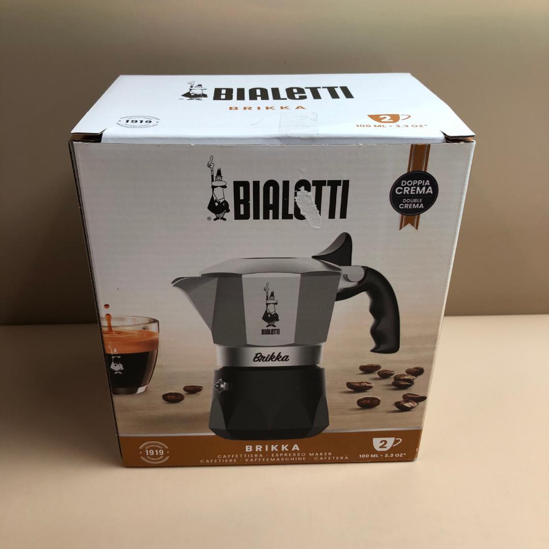 未使用ビアレッティ ブリッカ 2カップ 直火式 コーヒーメーカー