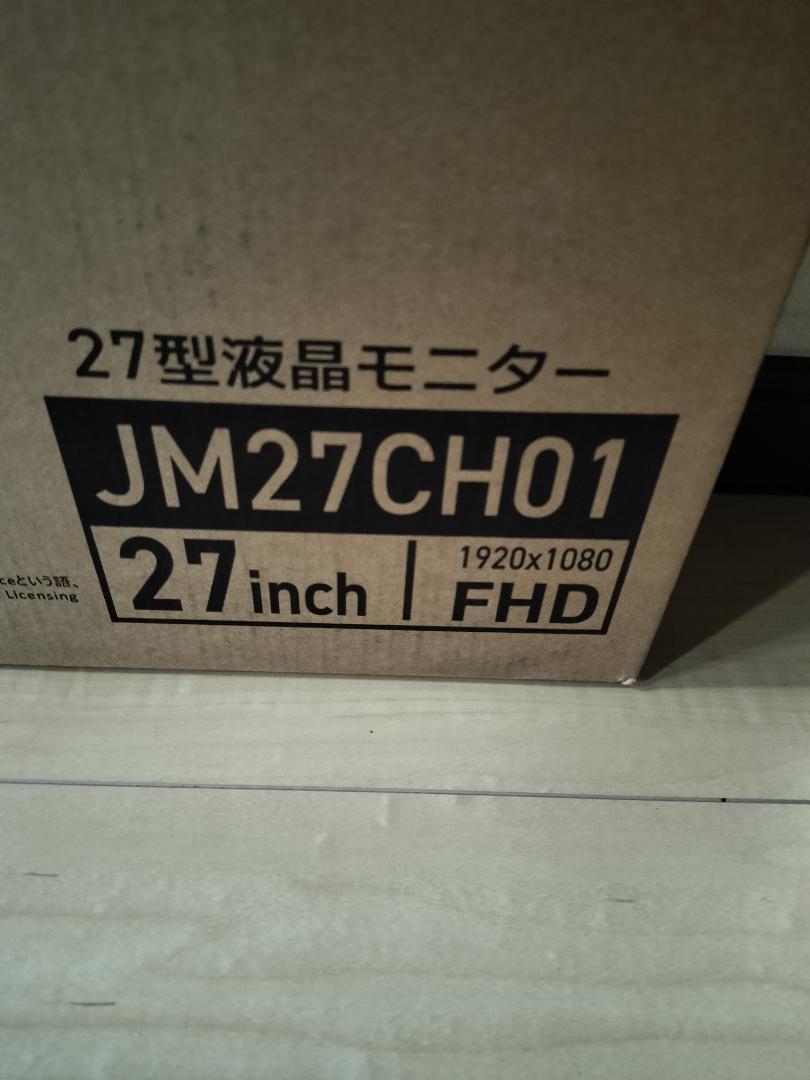 【新品】MAXZEN 27型 液晶モニターJM27CH01 FHD IPSパネル