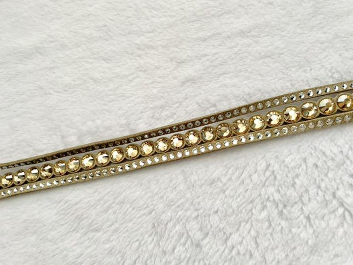 お得最新作 SWAROVSKI ブレスレット♡ダブルラップ nuQm9-m82352145153 スワロフスキー♡クリスタル 得価お得