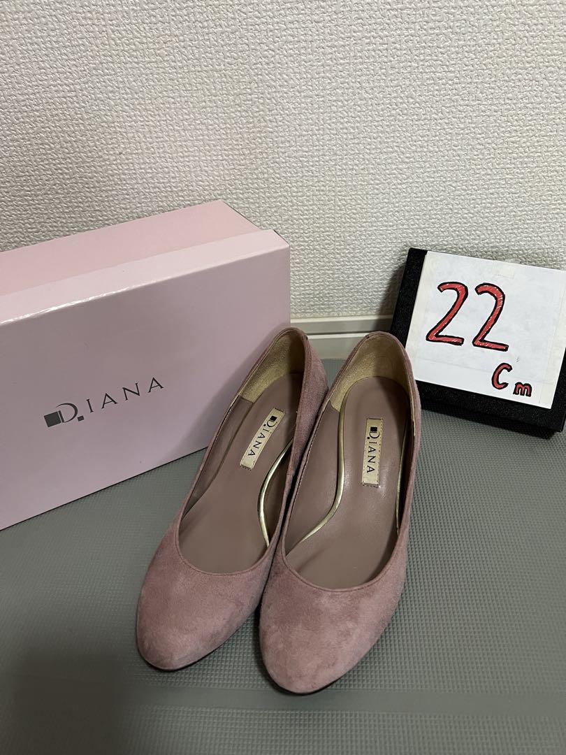 20. 美品　DIANA（ダイアナ）パンプス　ハイヒール（薄紫)22 cm