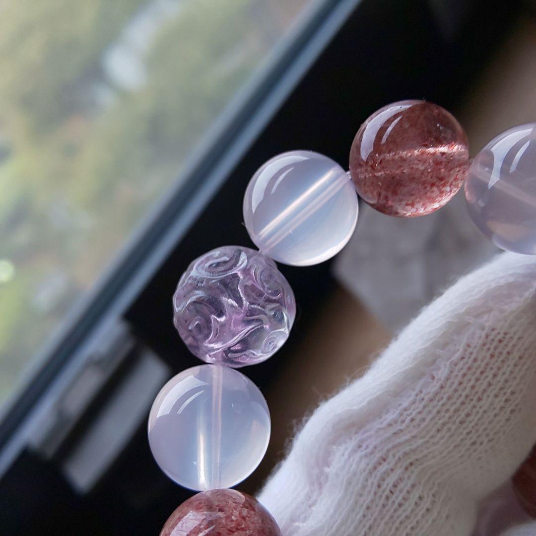 おまとめご確認専用です♡ローズクオーツ デザインブレス