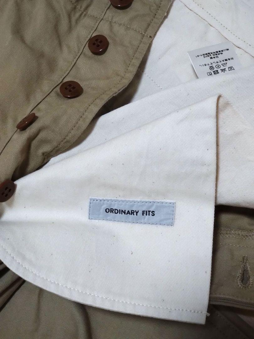 ordinary fitsオーディナリーフィッツ MILITARY CHINO
