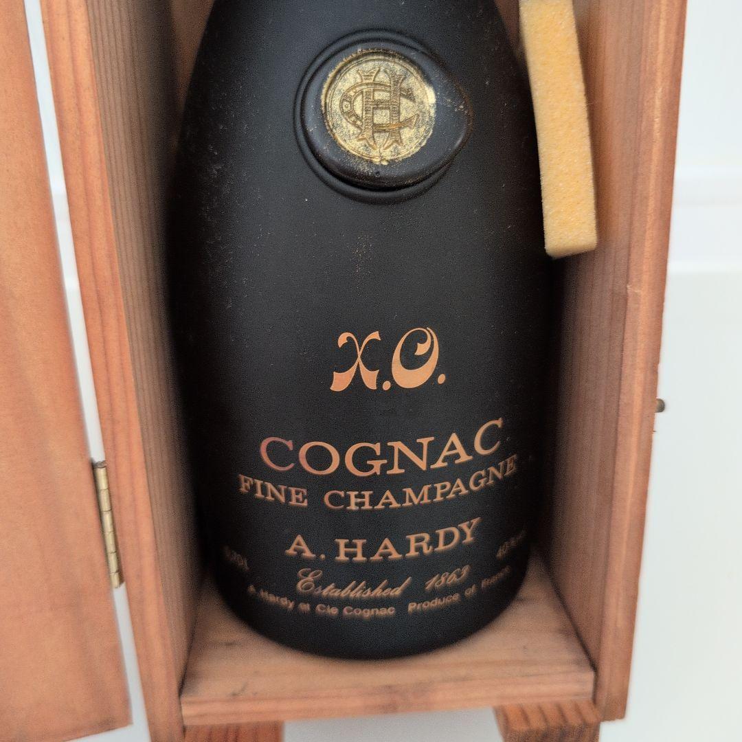未開封　A. Hardy XO コニャック 木箱入り