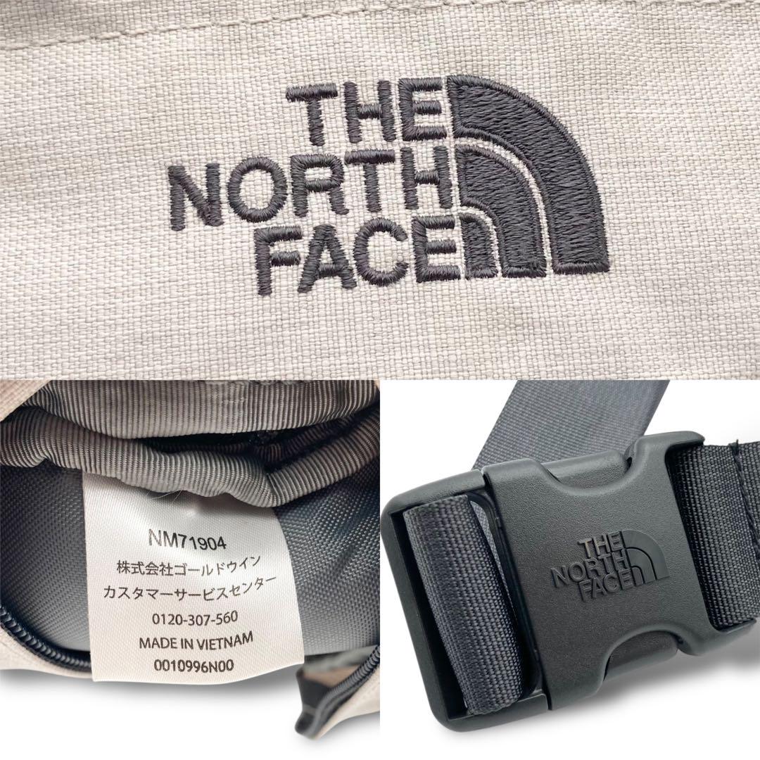 美品567 THE NORTH FACE ナイロン ボディバッグ 斜め掛け ロゴ