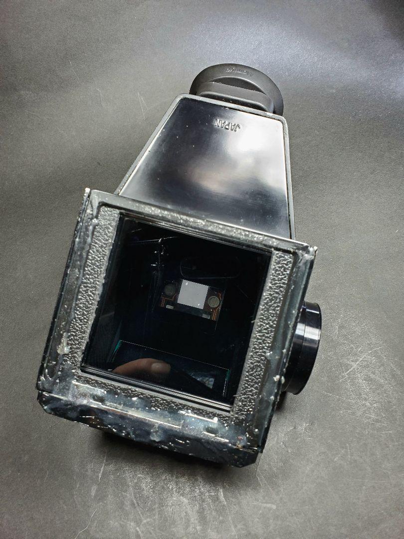 【完動品】改造露出計付き MAMIYA RB67 用ファインダー これは便利です。改造露出計付きマミヤRB67用ファインダー完作動