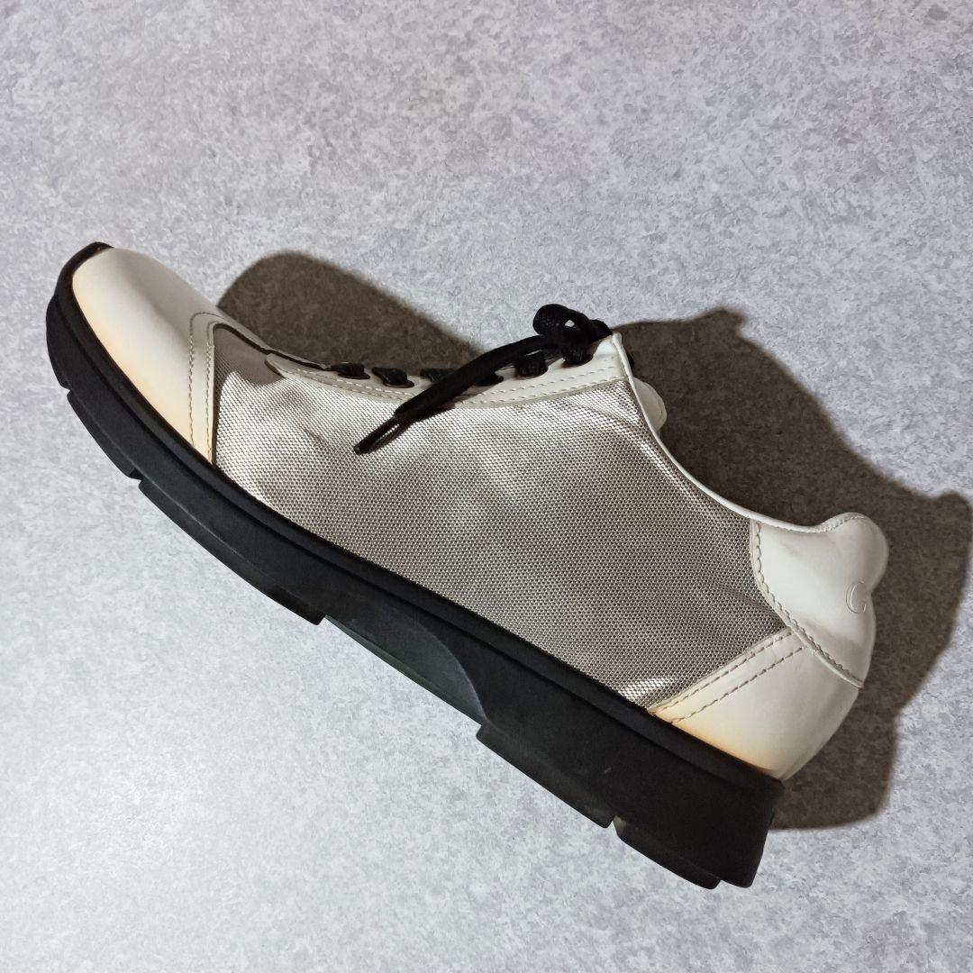 【GUCCI グッチ シェリーライン】メンズ スニーカー（カーフスキン）