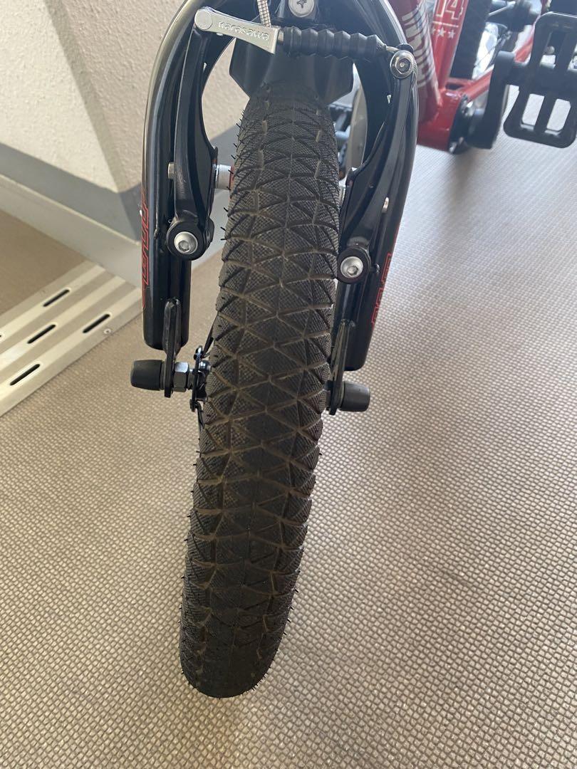 ★直接引き取りのみ★赤色 14インチ キッズバイク　d-bike