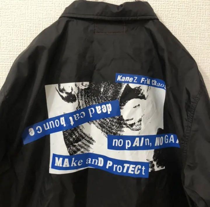 日本取扱店 希少レア良品 良デザイン Kanez ケインズ バックプリント コーチジャケット 日本取扱店 希少レア良品 良デザイン Kanez ケインズ バックプリント コーチジャケット