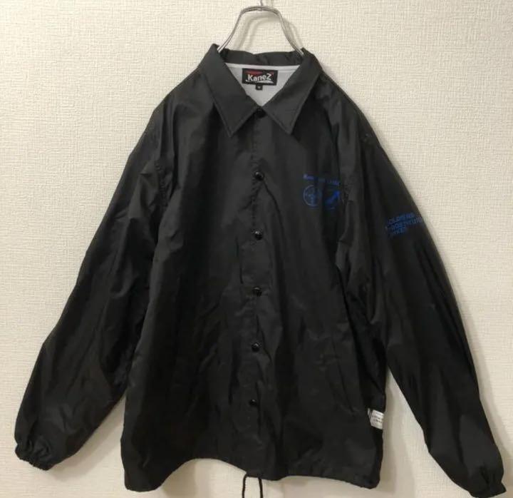 日本取扱店 希少レア良品 良デザイン Kanez ケインズ バックプリント コーチジャケット 日本取扱店 希少レア良品 良デザイン Kanez ケインズ バックプリント コーチジャケット