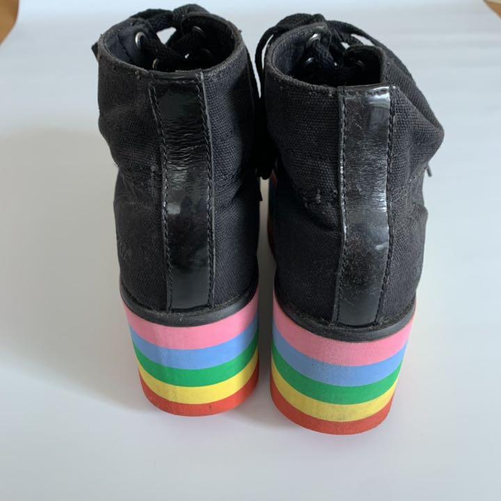 セール得価 LAZY OAF×Kickers コラボ プラットフォームスニーカー FBbaj-m82361814346 高評価
