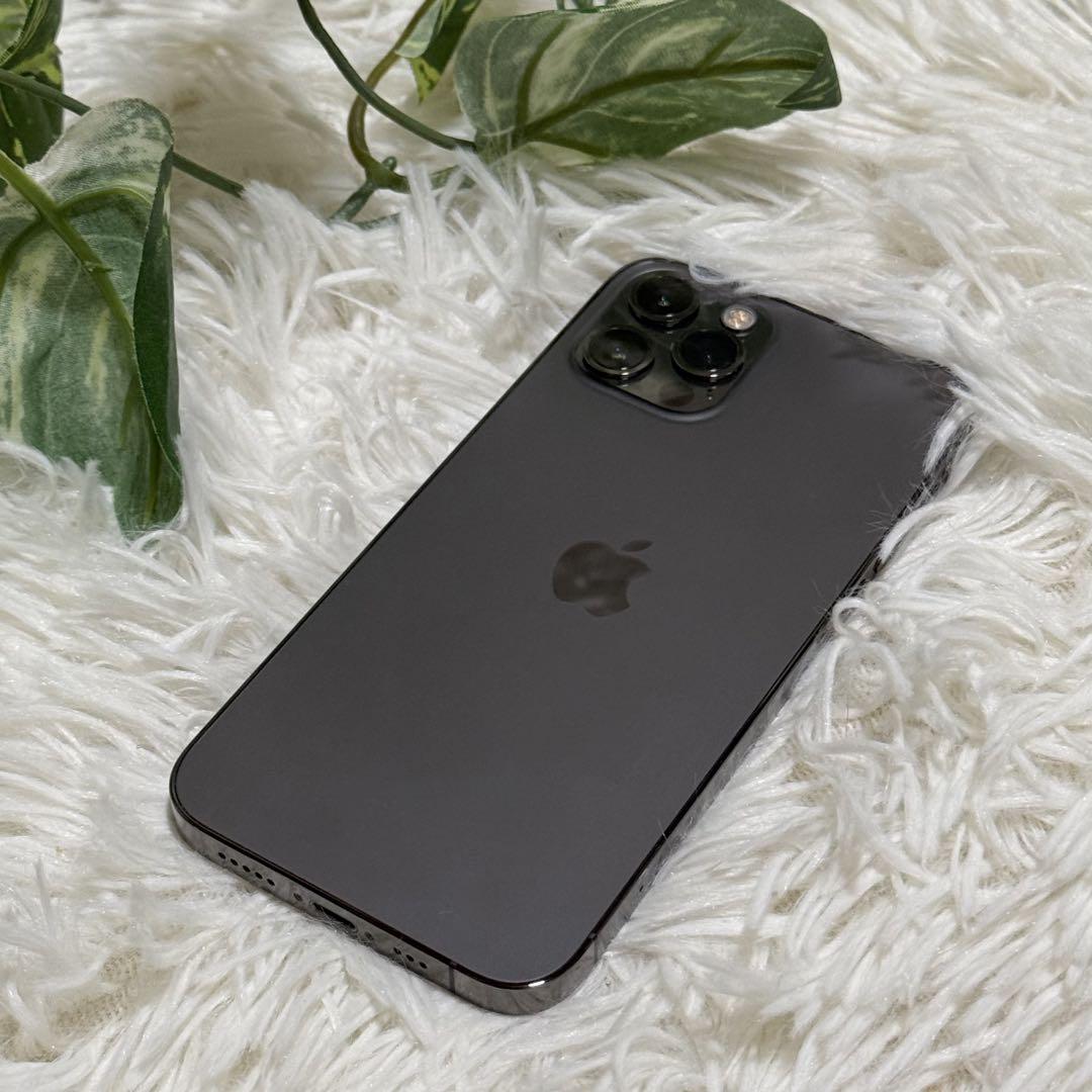 ◉極美品◉iPhone12 PRO◉256GB◉グラファイト◉SIMロック解除済