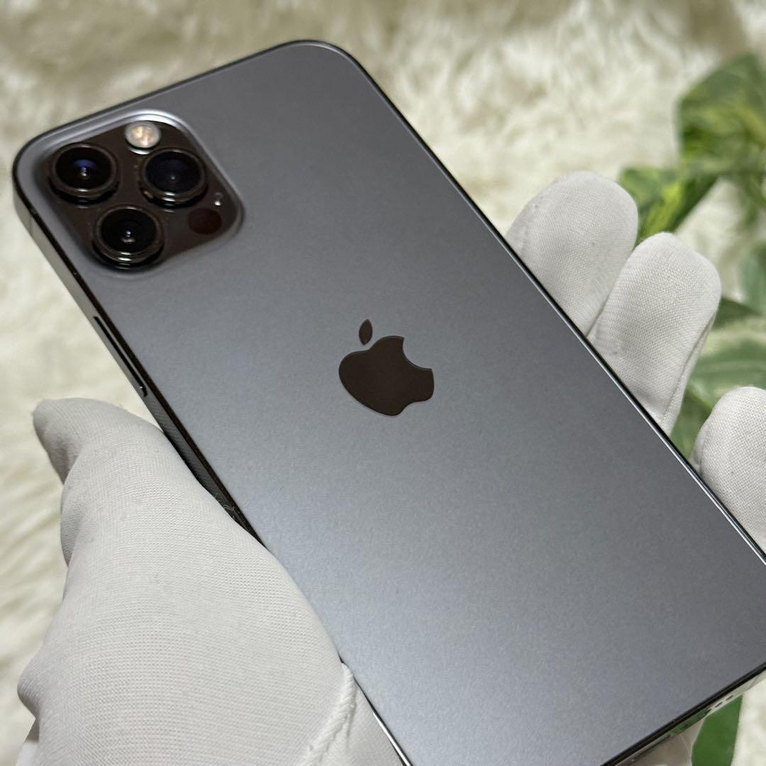◉極美品◉iPhone12 PRO◉256GB◉グラファイト◉SIMロック解除済