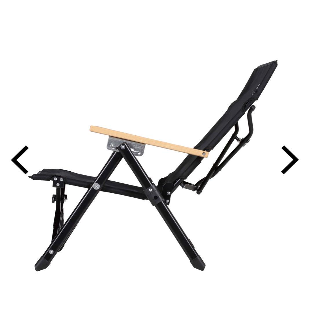 CAPTAIN STAG CS ブラックレーベルロースタイルチェア