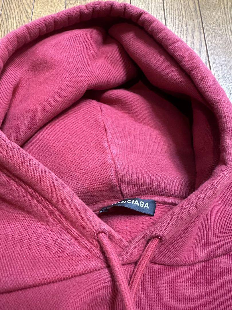 BALENCIAGA オーバーサイズロゴプリントパーカー