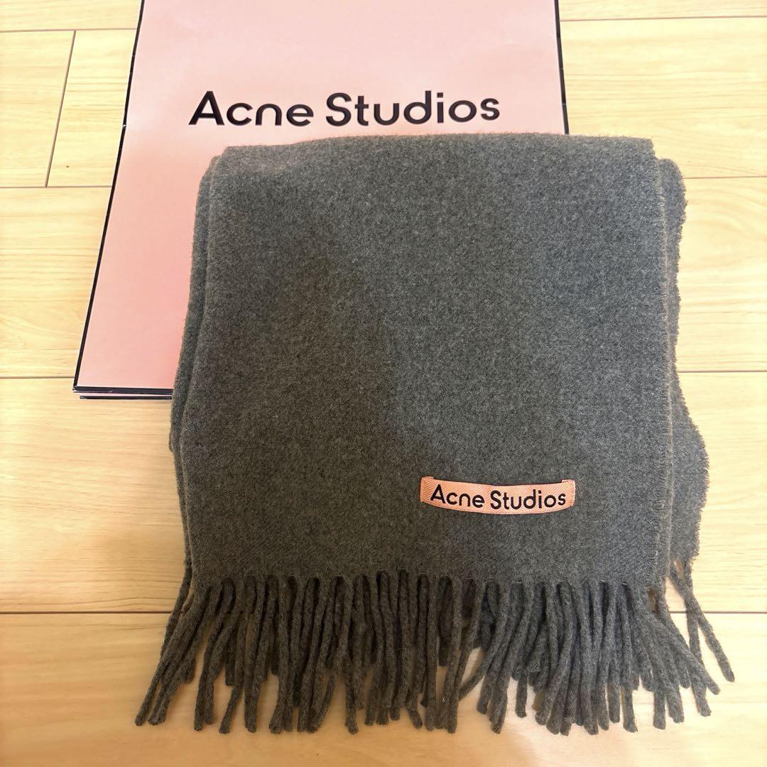 Acne Studios フリンジウールスカーフ