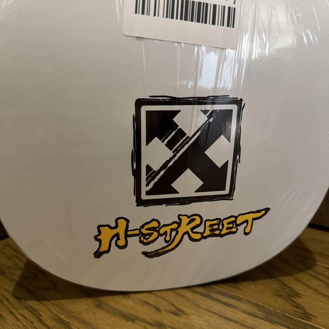 H-street エッチストリート　スケボーデッキ　パーク＆プール　ホワイト H-street エッチストリート スケボーデッキ パーク＆プール